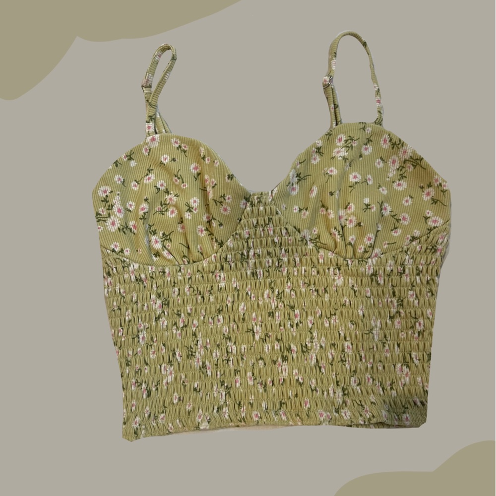 Floral crop top